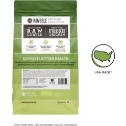 BIXBI Rawbble Dry Food Chicken Recipe For Kittens, 7-lb Bag -PurePet Bites Shop 871046 PT1. AC SS1800 V1691515598