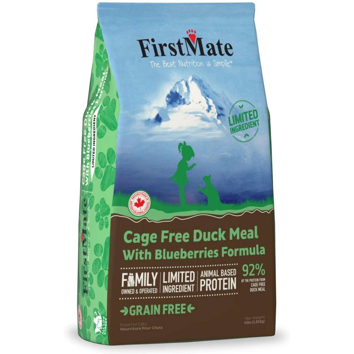 Firstmate Limited Ingredient Cage Free Duck Meal With Blueberries Formula Dry Cat Food 3 Firstmate Limited Ingredient Cage Free Duck Meal With Blueberries Formula Dry Cat Food