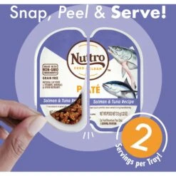 Nutro Perfect Portions Grain-Free Salmon & Tuna Pate Recipe Adult Wet Cat Food Trays -PurePet Bites Shop 87484 PT2. AC SS1800 V1702678738