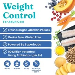Solid Gold Fit As A Fiddle Weight Control With Alaskan Pollock Grain-Free Adult Dry Cat Food -PurePet Bites Shop 87533 PT1. AC SS1800 V1696254972