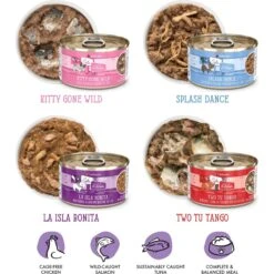 Weruva Cats In The Kitchen The Coolsville Catch! Variety Pack Grain-Free Wet Cat Food, 3.2-oz Can, Case Of 12 -PurePet Bites Shop 875422 PT3. AC SS1800 V1702597716