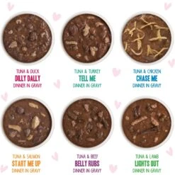 Weruva B.F.F. OMG Best Feline Friend Oh My Gravy! Tickle Me Pinks! Variety Pack Grain-Free Wet Cat Food, 2.8-oz Can, Case Of 12 14 Weruva B.F.F. OMG Best Feline Friend Oh My Gravy! Tickle Me Pinks! Variety Pack Grain-Free Wet Cat Food, 2.8-oz Can, Case Of 12 -PurePet Bites Shop 875534 PT3. AC SS1800 V1685991180