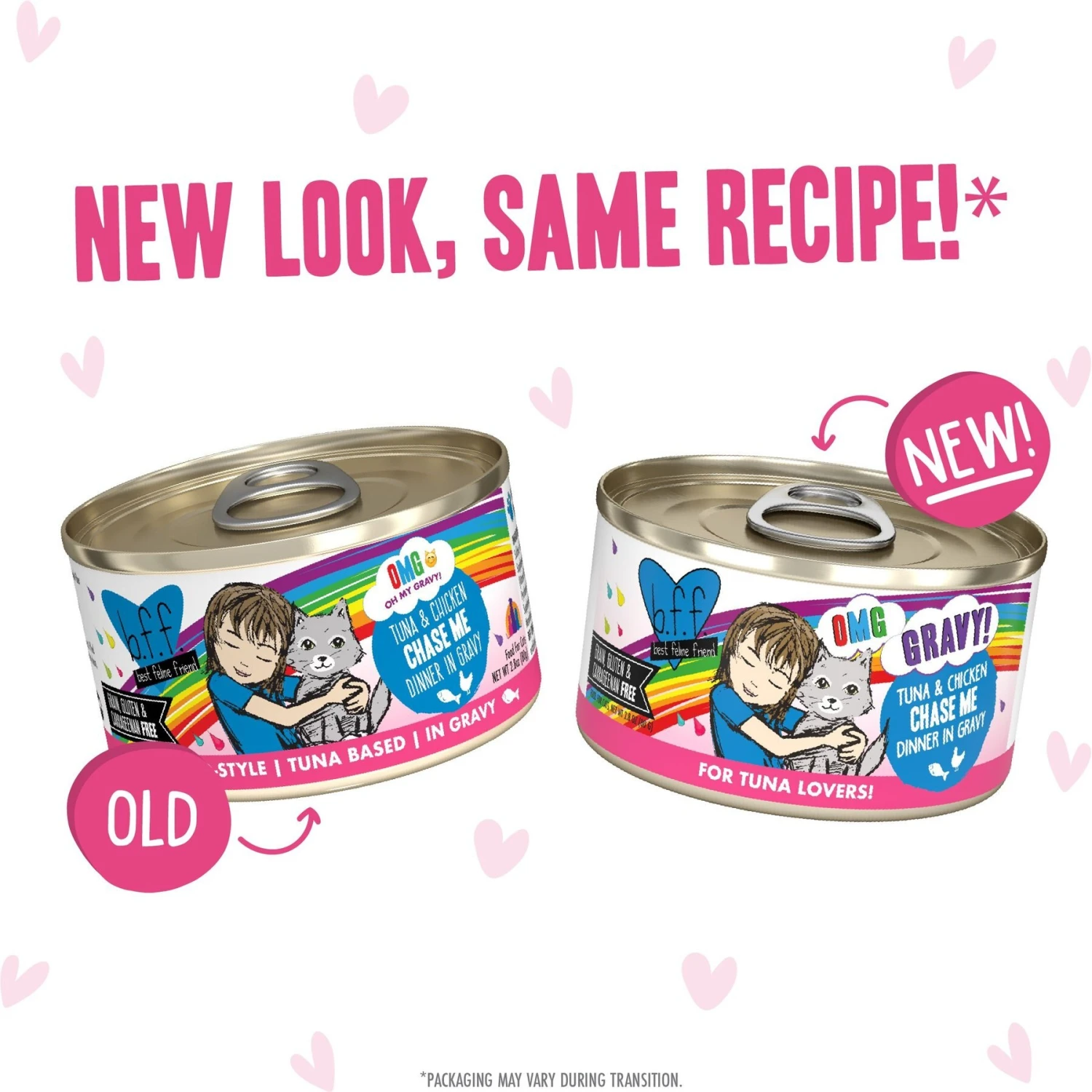 Weruva B.F.F. OMG Best Feline Friend Oh My Gravy! Tickle Me Pinks! Variety Pack Grain-Free Wet Cat Food, 2.8-oz Can, Case Of 12 11 Weruva B.F.F. OMG Best Feline Friend Oh My Gravy! Tickle Me Pinks! Variety Pack Grain-Free Wet Cat Food, 2.8-oz Can, Case Of 12 - Image 9