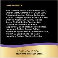 Sheba Perfect Portions Grain-Free Tender Beef Entree Pate Adult Wet Cat Food Trays -PurePet Bites Shop 87820 PT5. AC SS1800 V1672952430