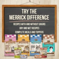 Merrick Purrfect Bistro Grain-Free Healthy Weight Recipe Dry Cat Food -PurePet Bites Shop 87833 PT6. AC SS1800 V1638042996