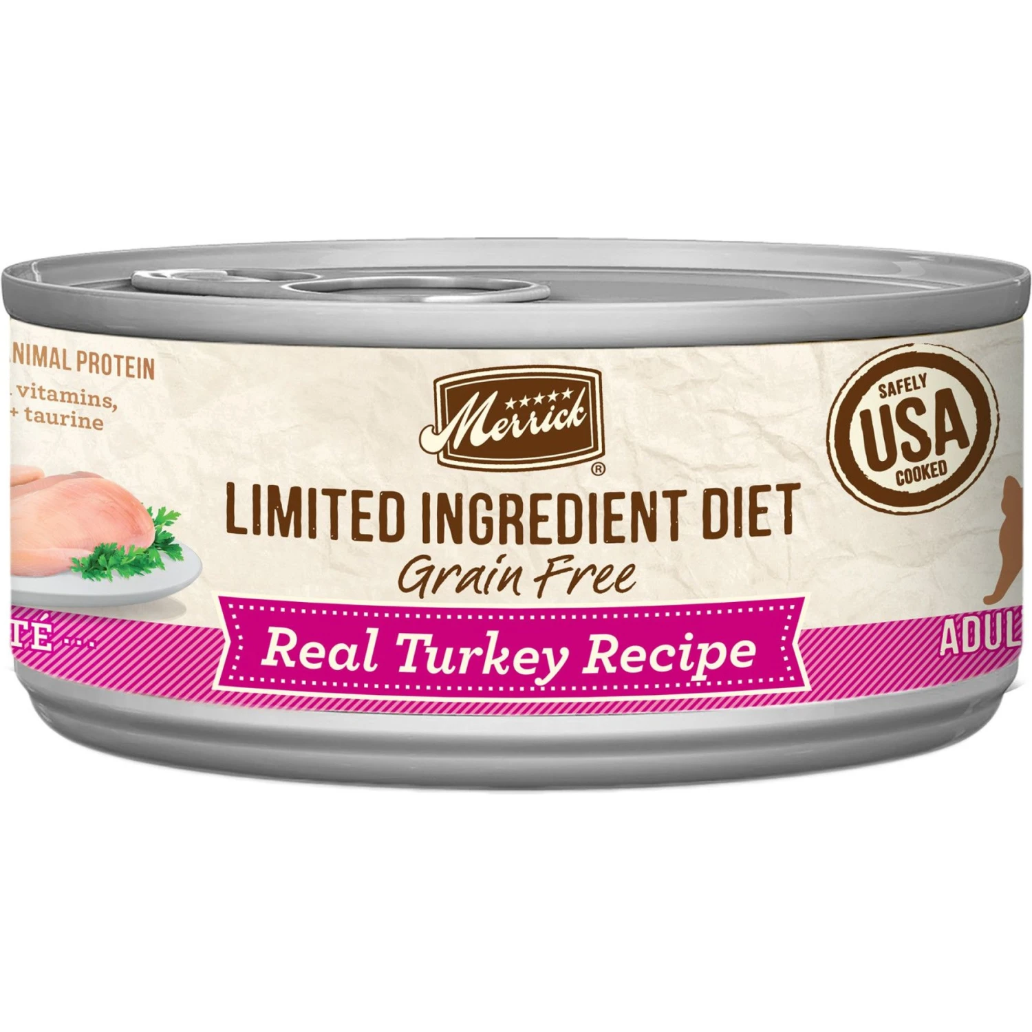 Merrick Limited Ingredient Diet Grain-Free Real Turkey Pate Recipe Canned Cat Food 3 Merrick Limited Ingredient Diet Grain-Free Real Turkey Pate Recipe Canned Cat Food