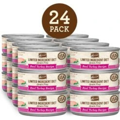 Merrick Limited Ingredient Diet Grain-Free Real Turkey Pate Recipe Canned Cat Food 12 Merrick Limited Ingredient Diet Grain-Free Real Turkey Pate Recipe Canned Cat Food -PurePet Bites Shop 87839 PT1. AC SS1800 V1696446438