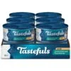 Blue Buffalo Tastefuls Natural Pate Ocean Fish & Tuna Wet Cat Food, 5.5-oz Can, Case Of 12 -PurePet Bites Shop 879182 MAIN. AC SS1800 V1687358455