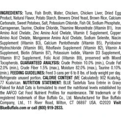 Blue Buffalo Tastefuls Natural Flaked Tuna Entree Wet Cat Food, 3-oz Can, Case Of 12 -PurePet Bites Shop 879310 PT1. AC SS1800 V1687358393