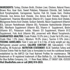 Blue Buffalo Tastefuls Natural Pate Turkey & Chicken Entree Wet Cat Food, 3-oz Can, Case Of 12 -PurePet Bites Shop 879326 PT1. AC SS1800 V1687358390