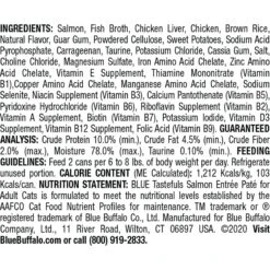Blue Buffalo Tastefuls Natural Pate Salmon Entree Wet Cat Food, 3-oz Can, Case Of 12 -PurePet Bites Shop 879358 PT1. AC SS1800 V1687358672