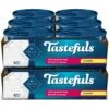 Blue Buffalo Tastefuls Natural Flaked Wet Fish & Shrimp Entree In Gravy Cat Food, 3-oz Can, Case Of 12 -PurePet Bites Shop 879374 MAIN. AC SS1800 V1687358394