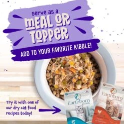 Earthborn Holistic Chicken Fricatssee Grain-Free Natural Adult Canned Cat Food -PurePet Bites Shop 88110 PT6. AC SS1800 V1684524206