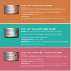 Tiki Cat Silver Variety Pack Grain-Free Wet Cat Food, 2.4-oz Can, Case Of 12 -PurePet Bites Shop 883606 PT2. AC SS1800 V1690570658