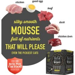 Tiki Cat After Dark Velvet Mousse Variety Pack Grain-Free Wet Cat Food, 2.8-oz Pouch, Case Of 12 12 Tiki Cat After Dark Velvet Mousse Variety Pack Grain-Free Wet Cat Food, 2.8-oz Pouch, Case Of 12 -PurePet Bites Shop 883622 PT2. AC SS1800 V1690570624