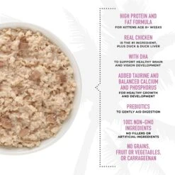 Tiki Cat Baby Chicken, Duck, & Duck Liver Shreds Grain-Free Wet Cat Food, 2.4-oz Can, Case Of 12 -PurePet Bites Shop 883638 PT4. AC SS1800 V1690571399