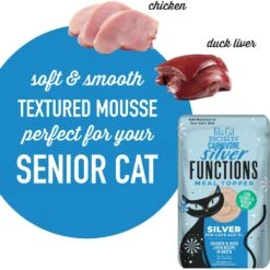 Tiki Cat Born Carnivore Silver Functional Cat Food Topper, 1.5-oz Pouch, Case Of 12 -PurePet Bites Shop 883670 PT3. AC SS1800 V1690562024