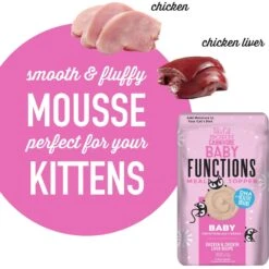 Tiki Cat Born Carnivore Baby Functional Cat Food Topper, 1.5-oz Pouch, Case Of 12 -PurePet Bites Shop 883686 PT3. AC SS1800 V1690566676