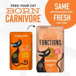Tiki Cat Born Carnivore Digestion Functional Cat Food Topper, 1.5-oz Pouch, Case Of 12 -PurePet Bites Shop 883702 PT1. AC SS1800 V1690565280