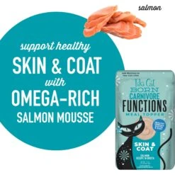 Tiki Cat Born Carnivore Skin & Coat Functional Cat Food Topper, 1.5-oz Pouch, Case Of 12 13 Tiki Cat Born Carnivore Skin & Coat Functional Cat Food Topper, 1.5-oz Pouch, Case Of 12 -PurePet Bites Shop 883718 PT3. AC SS1800 V1690565266