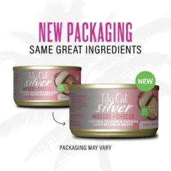 Tiki Cat Silver Chicken & Chicken Liver Mousse & Shreds Grain-Free Wet Cat Food, 2.4-oz Can, Case Of 12 -PurePet Bites Shop 883894 PT1. AC SS1800 V1690562142