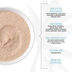 Tiki Cat After Dark Velvet Mousse Chicken & Quail Egg Grain-Free Wet Cat Food, 2.8-oz Pouch, Case Of 12 -PurePet Bites Shop 883926 PT4. AC SS1800 V1690565332