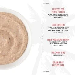 Tiki Cat After Dark Velvet Mousse Chicken & Beef Grain-Free Wet Cat Food, 2.8-oz Pouch, Case Of 12 -PurePet Bites Shop 883942 PT4. AC SS1800 V1690566668