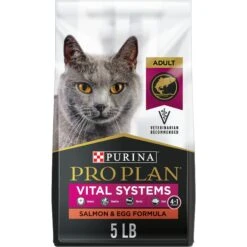 Purina Pro Plan Vital Systems Salmon & Egg Formula 4-in-1 Dry Cat Food