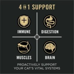 Purina Pro Plan Vital Systems Salmon & Egg Formula 4-in-1 Dry Cat Food -PurePet Bites Shop 886014 PT3. AC SS1800 V1688580427