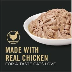 Purina Pro Plan Vital Systems Chicken Entree In Wet Cat Food Gravy, 3-oz Can, Case Of 24 -PurePet Bites Shop 886054 PT1. AC SS1800 V1688579802