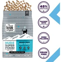 I And Love And You Nude Super Food Surf 'n Chick Grain-Free Dry Cat Food -PurePet Bites Shop 89293 PT1. AC SS1800 V1688157980