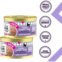 I And Love And You Purrky Turkey Pate Grain-Free Canned Cat Food -PurePet Bites Shop 89309 PT1. AC SS1800 V1692383388