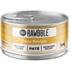BIXBI Rawbble Tuna Pate Wet Food For Cats, 2.75-oz Can, Case Of 24