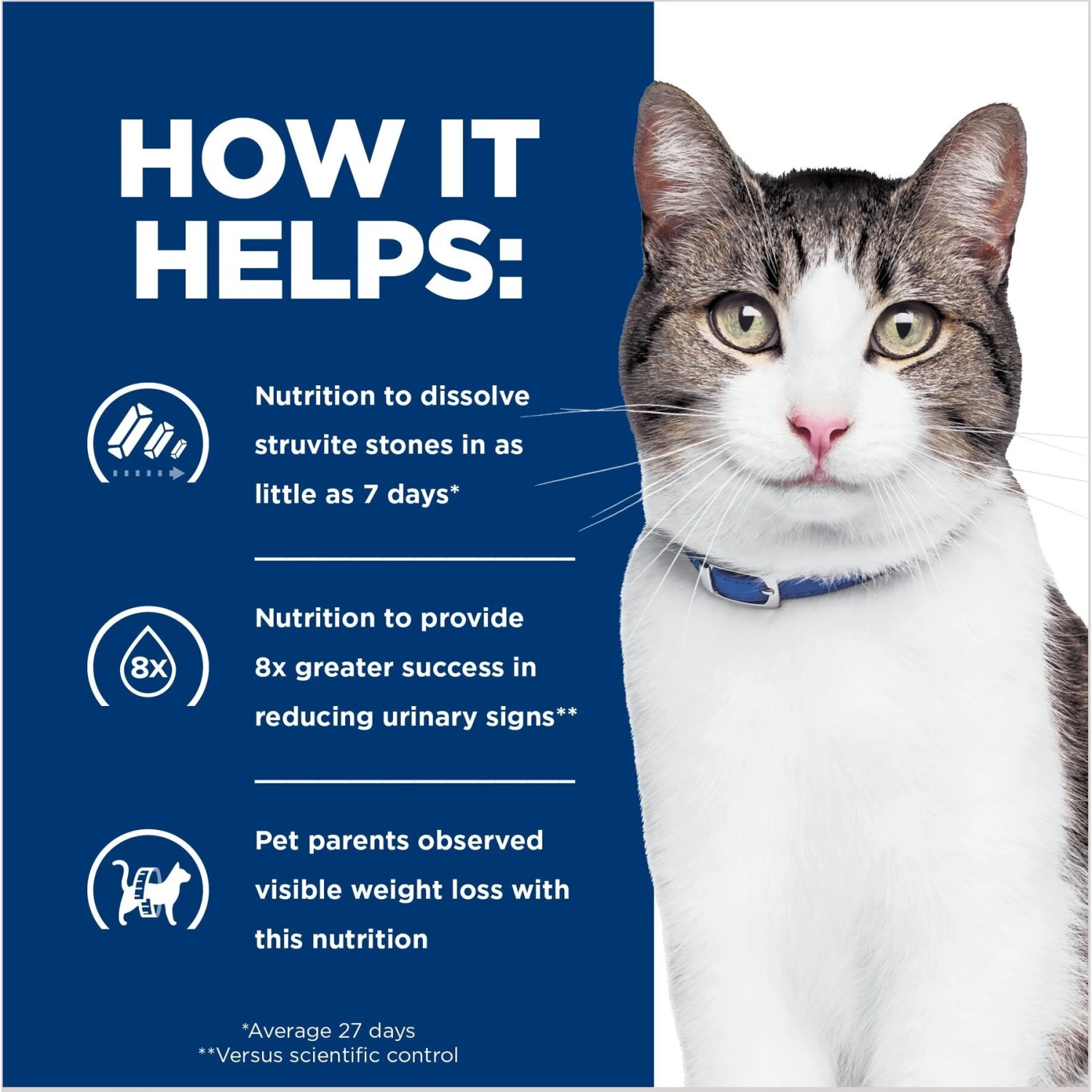 Hill's Prescription Diet C/d Multicare + Metabolic Chicken Flavor Dry Cat Food 7 Hill's Prescription Diet C/d Multicare + Metabolic Chicken Flavor Dry Cat Food - Image 5