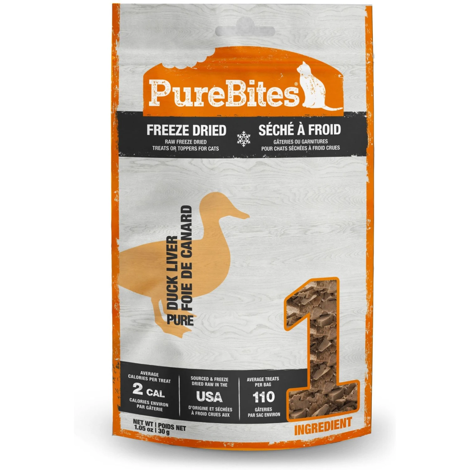 PureBites Duck Freeze-Dried Raw Cat Treats 3 PureBites Duck Freeze-Dried Raw Cat Treats