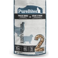 PurePet Bites Shop 48 PureBites Chicken Breast & Lamb Freeze-Dried Raw Cat Treats