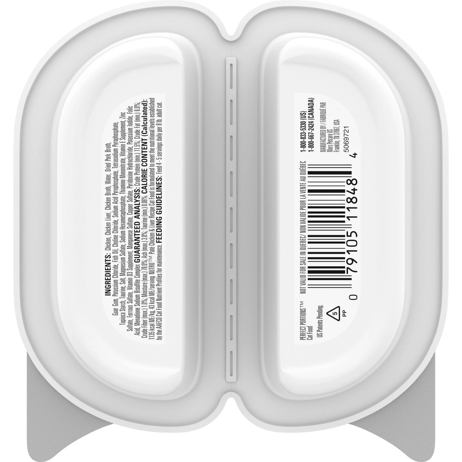 Nutro Perfect Portions Chicken & Liver Recipe Grain-Free Soft Pate Adult Wet Cat Food Trays 4 Nutro Perfect Portions Chicken & Liver Recipe Grain-Free Soft Pate Adult Wet Cat Food Trays - Image 2
