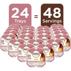 Nutro Perfect Portions Chicken & Liver Recipe Grain-Free Soft Pate Adult Wet Cat Food Trays 14 Nutro Perfect Portions Chicken & Liver Recipe Grain-Free Soft Pate Adult Wet Cat Food Trays -PurePet Bites Shop 90615 PT3. AC SS1800 V1702678737