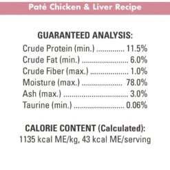 Nutro Perfect Portions Chicken & Liver Recipe Grain-Free Soft Pate Adult Wet Cat Food Trays 17 Nutro Perfect Portions Chicken & Liver Recipe Grain-Free Soft Pate Adult Wet Cat Food Trays -PurePet Bites Shop 90615 PT6. AC SS1800 V1702678727