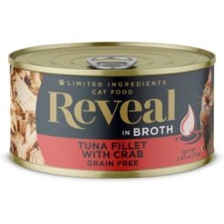 Reveal Natural Grain-Free Tuna With Crab In Broth Flavored Wet Cat Food, 2.47-oz Can, Case Of 24 & Reveal Natural Grain-Free Tuna Fillet With Shrimp In Broth Flavored Wet Cat Food, 2.47-oz Can, Case Of 24 -PurePet Bites Shop 906766 PT1. AC SS1800 V1687963956