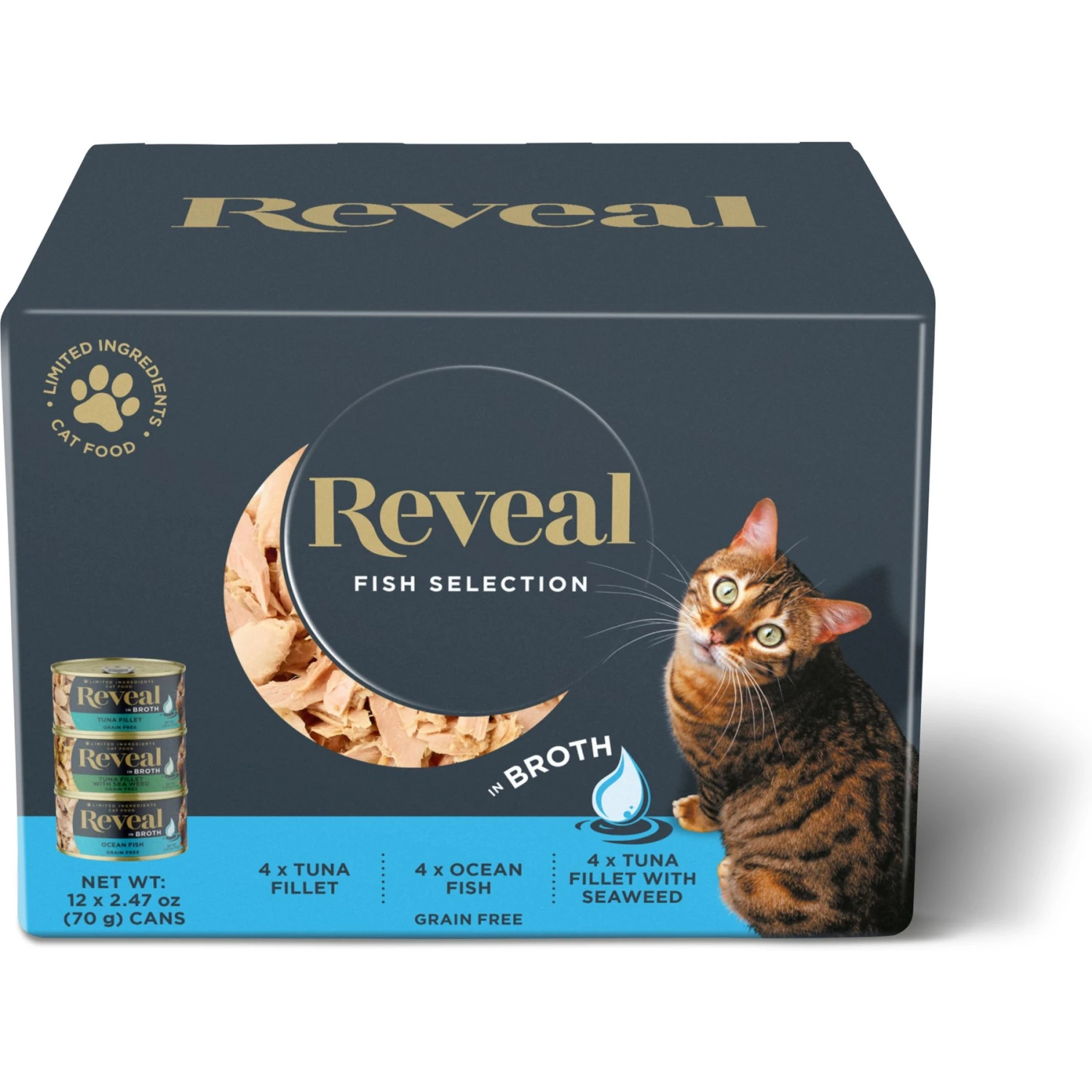 Reveal Natural Grain-Free Variety Of Chicken In Broth Flavored Wet Cat Food & Reveal Natural Grain-Free Variety Of Fish In Broth Flavored Wet Cat Food 8 Reveal Natural Grain-Free Variety Of Chicken In Broth Flavored Wet Cat Food & Reveal Natural Grain-Free Variety Of Fish In Broth Flavored Wet Cat Food - Image 6