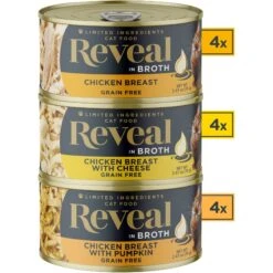 Reveal Natural Grain-Free Variety Of Fish & Chicken In Gravy Flavored Wet Cat Food & Reveal Natural Grain-Free Variety Of Chicken In Broth Flavored Wet Cat Food -PurePet Bites Shop 906798 PT7. AC SS1800 V1687963904
