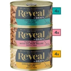 Reveal Natural Grain-Free Variety Of Fish & Chicken In Gravy Flavored Wet Cat Food & Reveal Natural Grain-Free Variety Fish & Chicken In Broth Flavored Wet Cat Food 14 Reveal Natural Grain-Free Variety Of Fish & Chicken In Gravy Flavored Wet Cat Food & Reveal Natural Grain-Free Variety Fish & Chicken In Broth Flavored Wet Cat Food -PurePet Bites Shop 906822 PT3. AC SS1800 V1687962791
