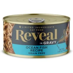 Reveal Natural Grain-Free Ocean Fish In Gravy Flavored Wet Cat Food, 2.47-oz Can, Case Of 24 & Reveal Natural Grain-Free Tuna With Salmon In Gravy Flavored Wet Cat Food -PurePet Bites Shop 906838 PT1. AC SS1800 V1687963903