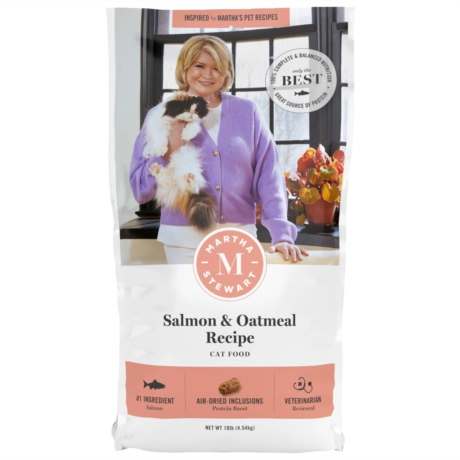 Martha Stewart Pet Food Salmon & Oatmeal Recipe Dry Cat Food 3 Martha Stewart Pet Food Salmon & Oatmeal Recipe Dry Cat Food
