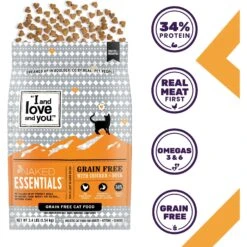 I And Love And You Naked Essentials Chicken & Duck Recipe Dry Cat Food -PurePet Bites Shop 91437 PT1. AC SS1800 V1694284939