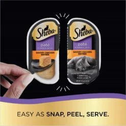 Sheba Perfect Portions Poultry Entrees Pate Variety Pack Adult Wet Cat Food Trays -PurePet Bites Shop 91472 PT3. AC SS1800 V1626817273