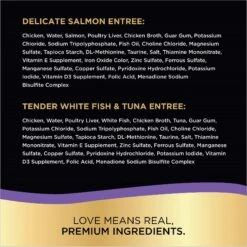 Sheba Perfect Portions Grain-Free Seafood Entrees Pate Variety Pack Adult Wet Cat Food Trays -PurePet Bites Shop 91473 PT6. AC SS1800 V1626817274