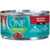 Purina ONE Beef Recipe Pate Grain-Free Natural High Protein Canned Cat Food -PurePet Bites Shop 91511 MAIN. AC SS1800 V1653507384