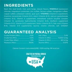 Purina ONE Beef Recipe Pate Grain-Free Natural High Protein Canned Cat Food 15 Purina ONE Beef Recipe Pate Grain-Free Natural High Protein Canned Cat Food -PurePet Bites Shop 91511 PT4. AC SS1800 V1657661111